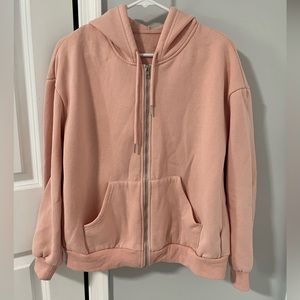 Light pink zip up